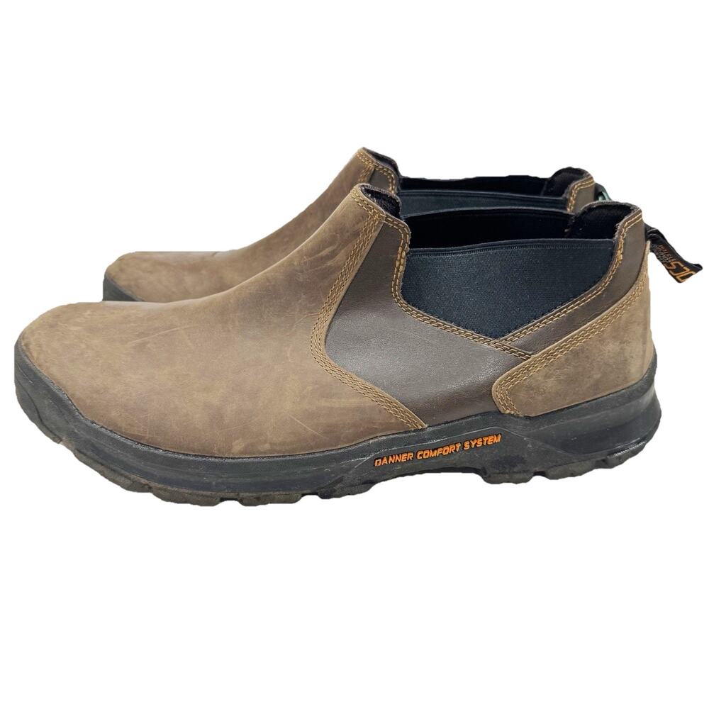 Danner Men's Crafter Romeo 3" Brown Hot Weather Leather Work Boots Sz 14